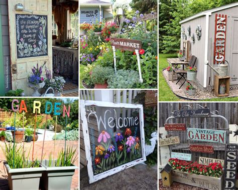 How To Make Garden Signs - Garden Design Ideas