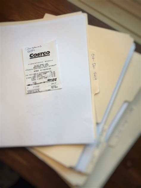 Keeping Receipts - A SMART PRACTICE