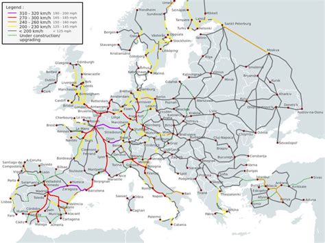 InterRailing Routes in Europe & InterRail Passes | Europe map, Train ...