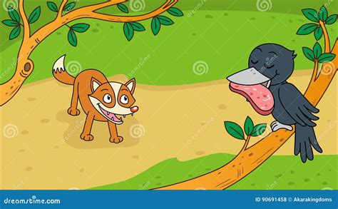 Crow Fox Stock Illustrations – 424 Crow Fox Stock Illustrations, Vectors & Clipart - Dreamstime