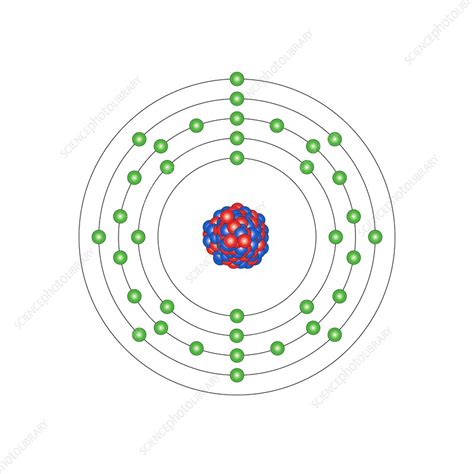 Rubidium, atomic structure - Stock Image C013/1587 - Science Photo Library