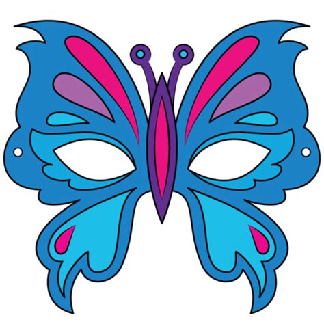 Butterfly Mask Template | Free Printable Papercraft Templates