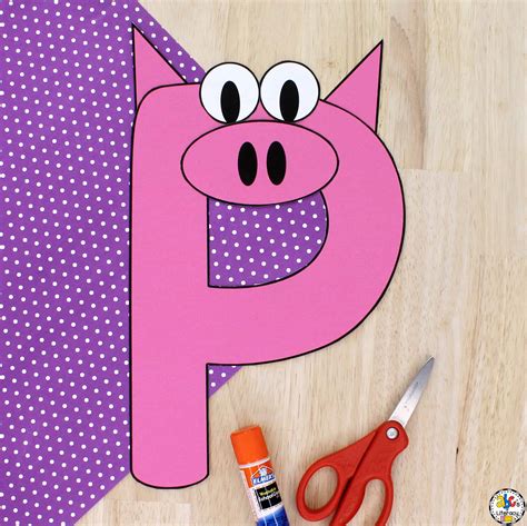 Letter P Pig Craft