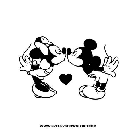 Mickey Minnie Valentine Free SVG Files | Mickey and minnie tattoos, Minnie, Mickey mouse art