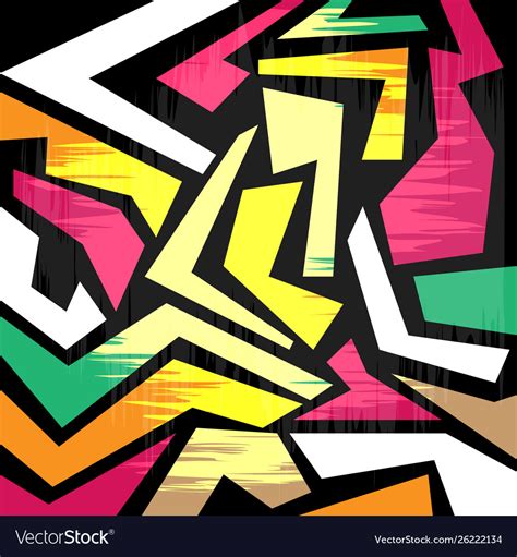 Graffiti colorful background Royalty Free Vector Image