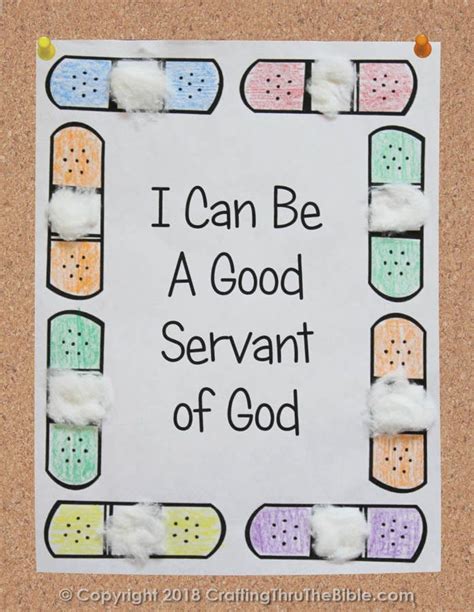 Good Samaritan Bandaid Craft - Crafting Thru the Bible