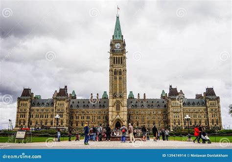 Parliament Buildings in Ottawa, Canada Editorial Stock Image - Image of monument, architecture ...