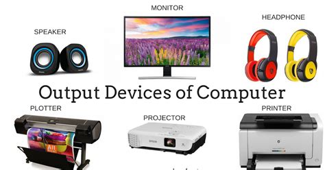 7 Examples Of Output Devices - Riset