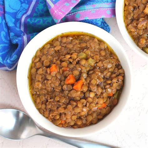 Mediterranean Lentil Soup - Veggies Save The Day