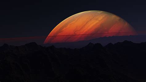 Download Orange (Color) Planet Gas Giant Video Game Space Engine HD Wallpaper