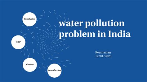 Water pollution in India by LAN JIANG