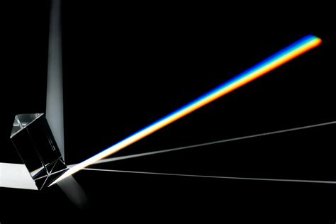 Prism splitting white light into a spectrum | LightSpectrum