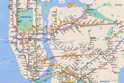 New York City Public Transportation Map - Transport Informations Lane