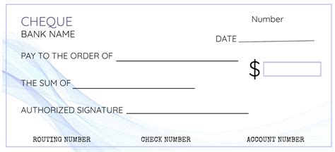 Free Fillable Blank Check Template - Printable Calendars AT A GLANCE