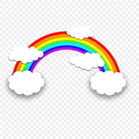 Rainbow Cloud Clipart PNG Images, Cute Clouds Rainbow Clipart, Clip Art, Rainbows Clipart ...