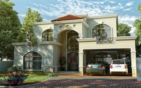 DHA Lahore 1 Kanal Modern Contemporary House Design 3D Front Elevatin Pakistan - Beautiful ...