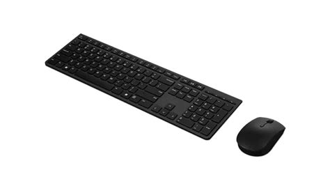 Lenovo Professional Wireless Rechargeable Combo Keyboard and Mouse - Gray - 4X31K03931 ...