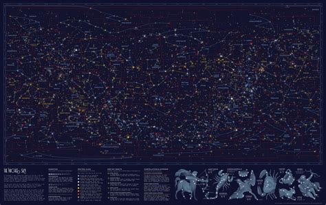 Every Visible Star in the Night Sky, in One Giant Map