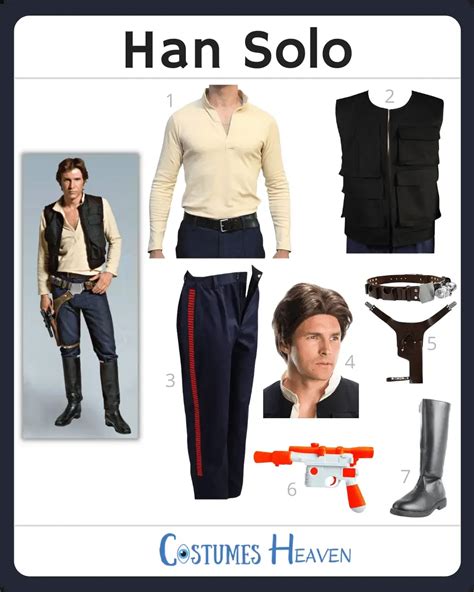 Han Solo (Star Wars) Costume For Cosplay & Halloween 2024