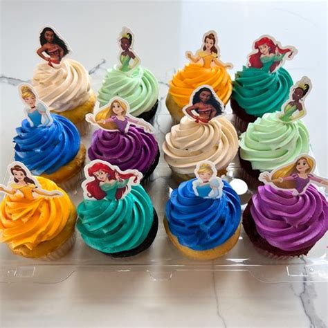 Disney Princess1 Dozen Cupcakes - Oakmont Bakery