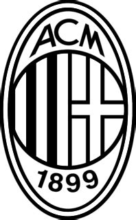 AC Milan Logo Black and White – Brands Logos