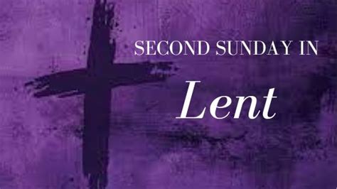 Second Sunday in Lent - All Saints Episcopal of Selinsgrove