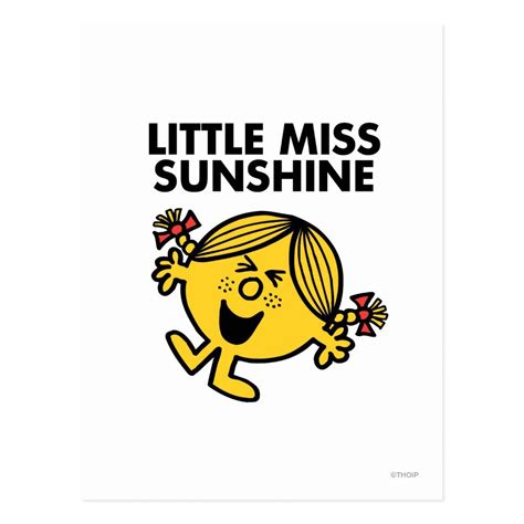 Little Miss Sunshine Postcard | Zazzle.com | Little miss sunshine, Little miss, Postcard