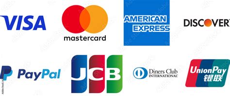 Visa Mastercard American Express Logo Icons Set Vector, 59% OFF