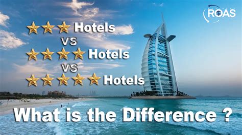 What is the difference between 3 4 and 5 star Hotel?