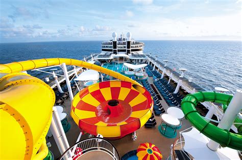 The craziest waterslides on cruise ships