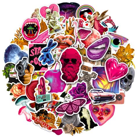 Skateboard Sticker Pack 3 (50pcs) – StickerBomb.com