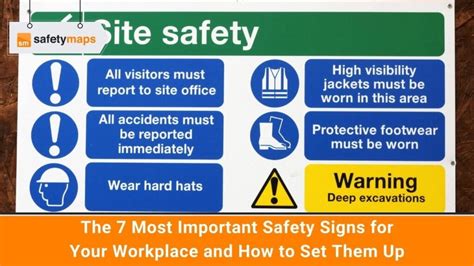 7 most important safety signs for your workplace