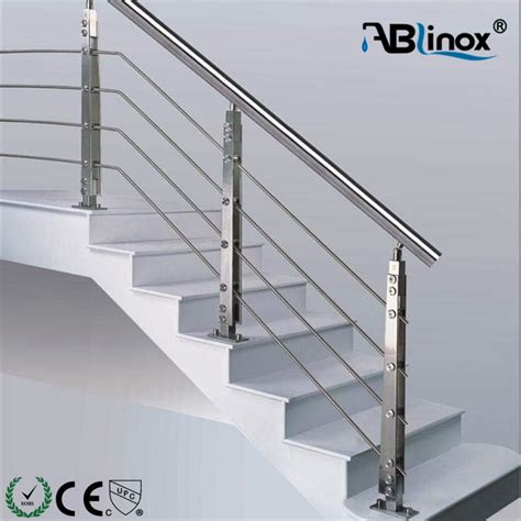 China Balcony Stainless Steel Railing Design Building Material Glass and Pipe Railing System ...