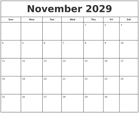 December 2029 Make A Calendar