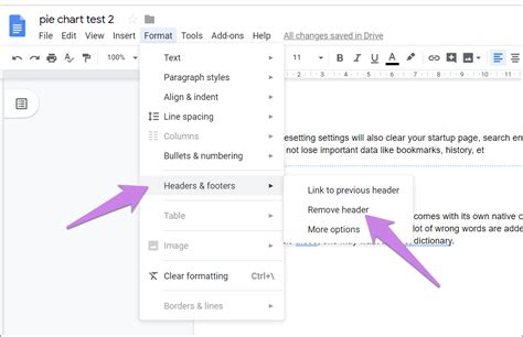 How to Create a Different Header and Footer for Each Page in Google Docs