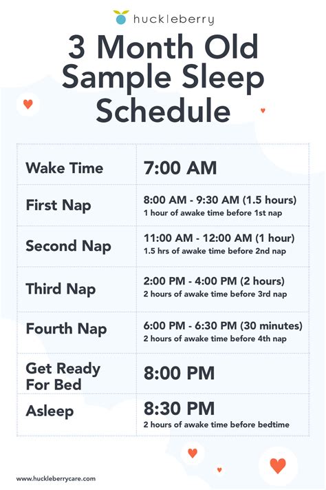 3 Month Old Sample Sleep Schedule | Baby routine, Sleep training baby, Newborn baby needs