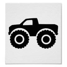 Monster Truck Pumpkin Stencil