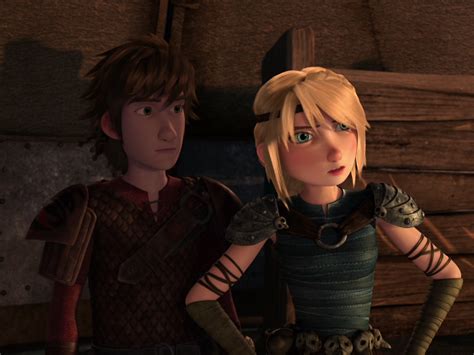 Hiccup and Astrid in Dreamworks Dragons: Race to the Edge | How train your dragon, How to train ...