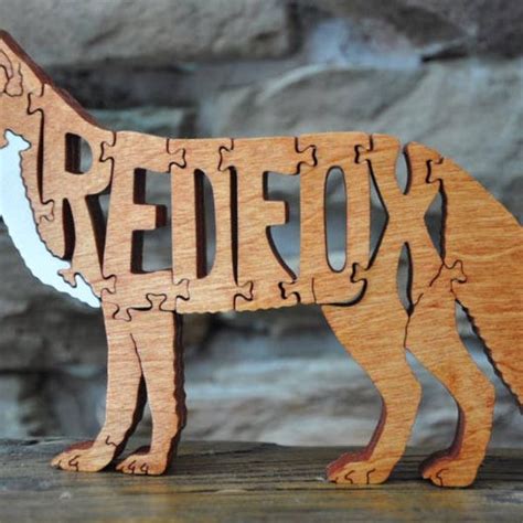 Wooden Animal Puzzle - Etsy