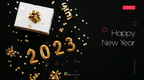 Happy New Year Powerpoint Template 2023 – Get New Year 2023 Update