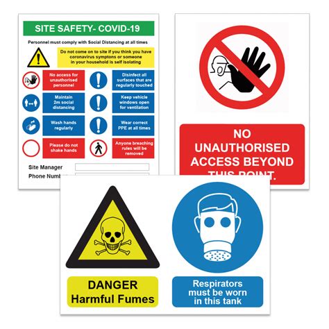 Health Safety Signs