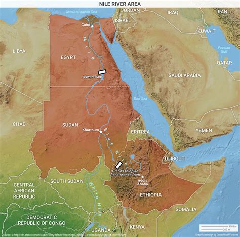 Sudan Nile River Map