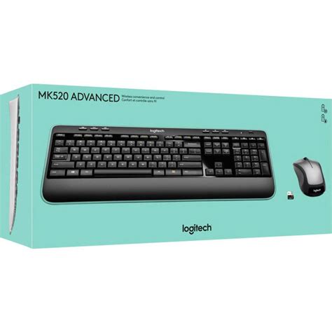 Logitech MK520 Wireless Combo Wireless keyboard/mouse combo Black from Conrad.com