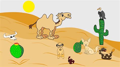 Desert Animals Cartoon - Desert Animal Clipart Animal Clipart Desert Clipart | Bodemawasuma