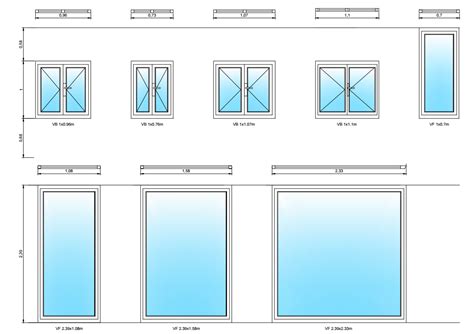 Diseño De Ventanas Autocad