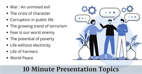 10 Minute Presentation Topics & Ideas 2023