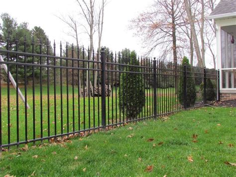 Residential Aluminum Fence | Black Metal Fence