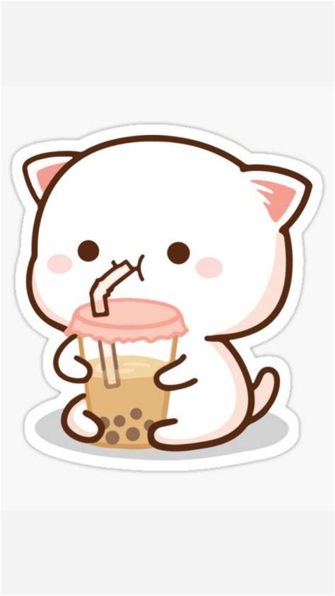 Cat Stickers | Cute doodles, Cute animal drawings kawaii, Cute anime cat