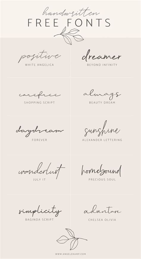 Handwritten free fonts | Cursive tattoos, Tattoo fonts, Free handwritten fonts