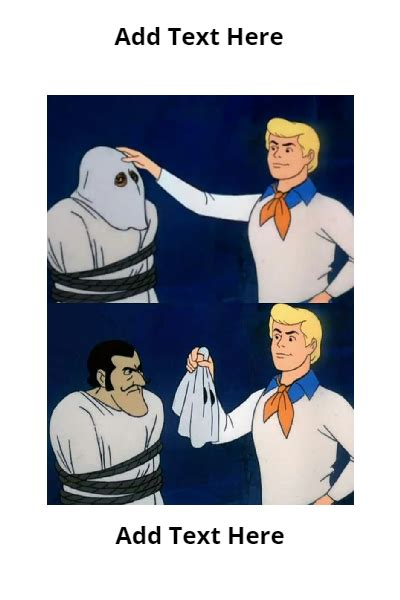 Scooby Doo Mask Reveal Meme Design Templates